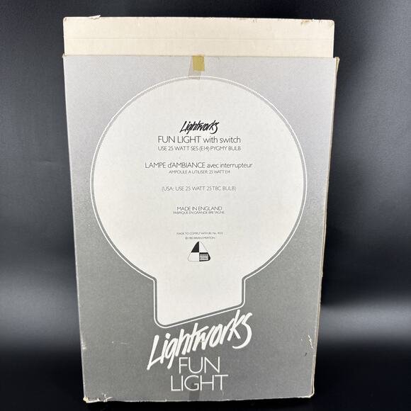 Vintage Paper Lightworks Paper Kids Room Fun Light Lamp Clown Duck Bear Train - Picture 3 of 16